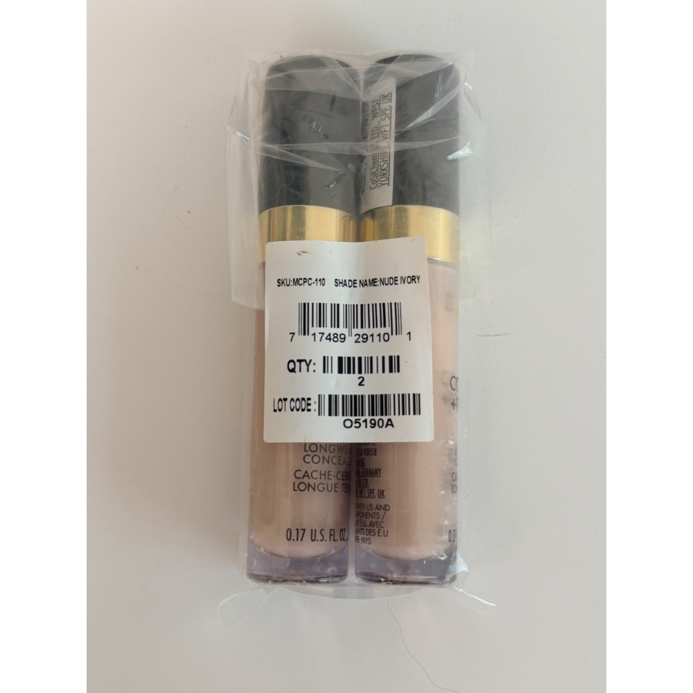 Milani Concealer Women 0.17oz Nude Ivory Longwear 2pk NWT